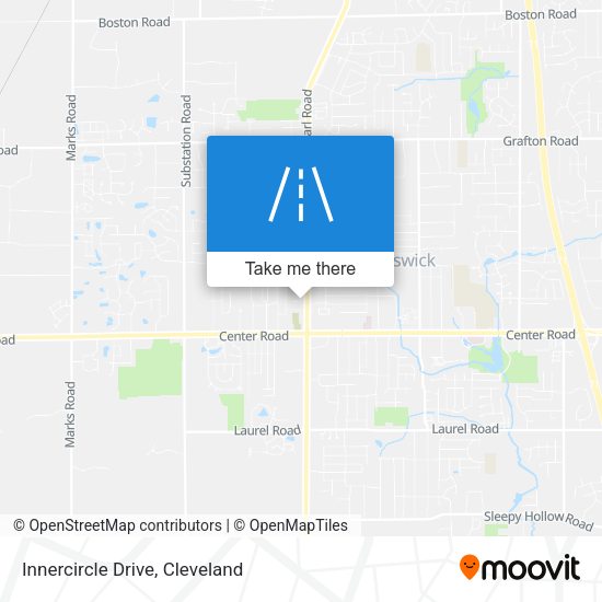 Innercircle Drive map