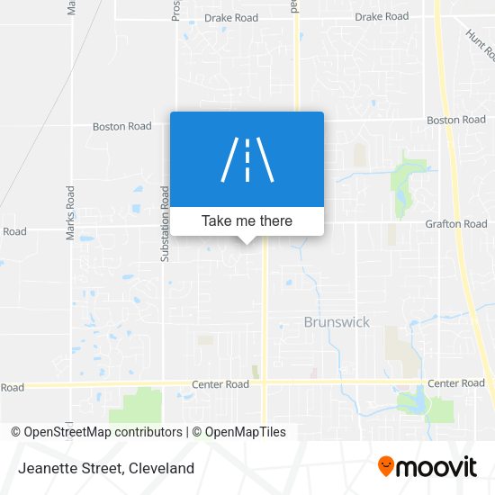 Mapa de Jeanette Street