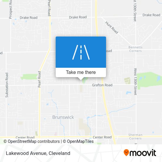 Lakewood Avenue map