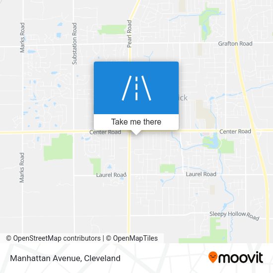 Mapa de Manhattan Avenue
