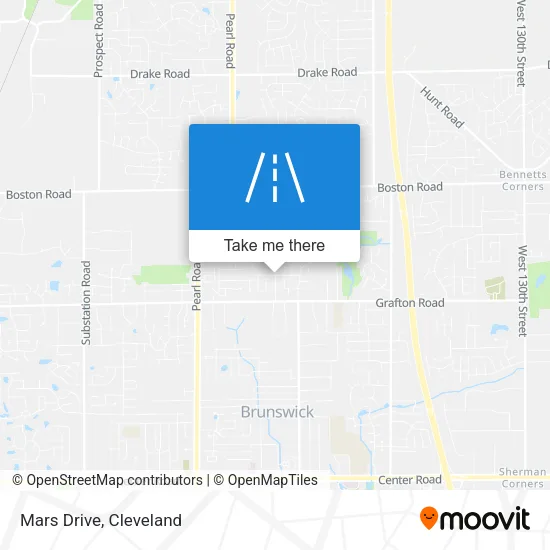 Mars Drive map