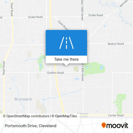 Portsmouth Drive map