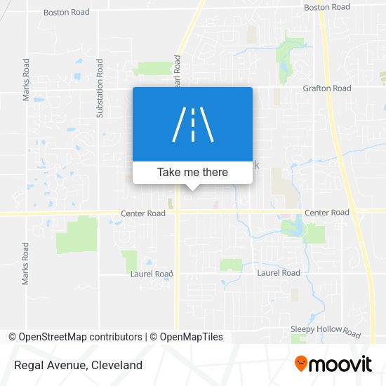 Mapa de Regal Avenue