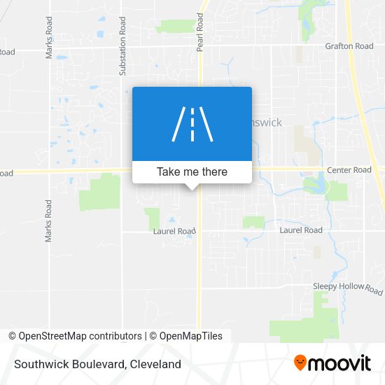 Southwick Boulevard map