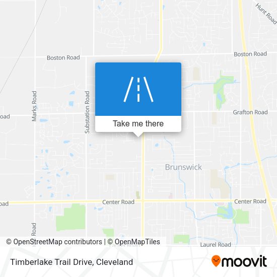 Timberlake Trail Drive map