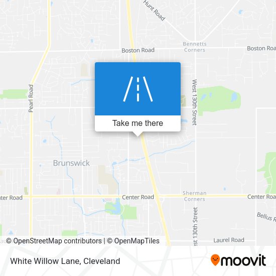 White Willow Lane map