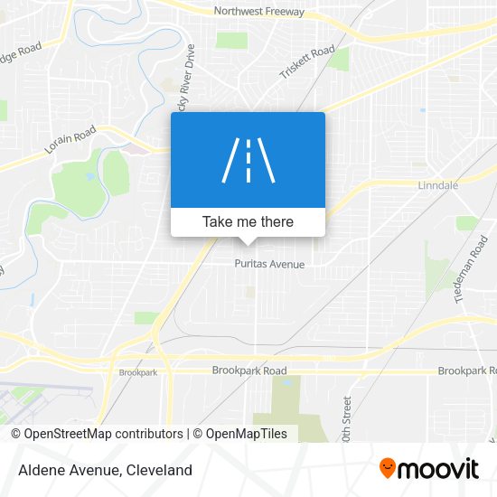 Mapa de Aldene Avenue