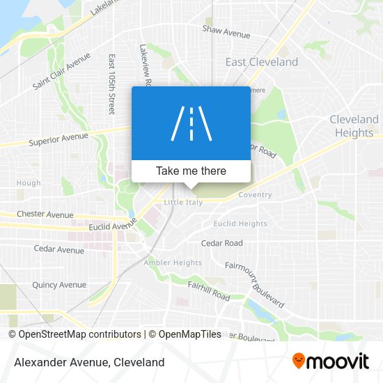 Mapa de Alexander Avenue
