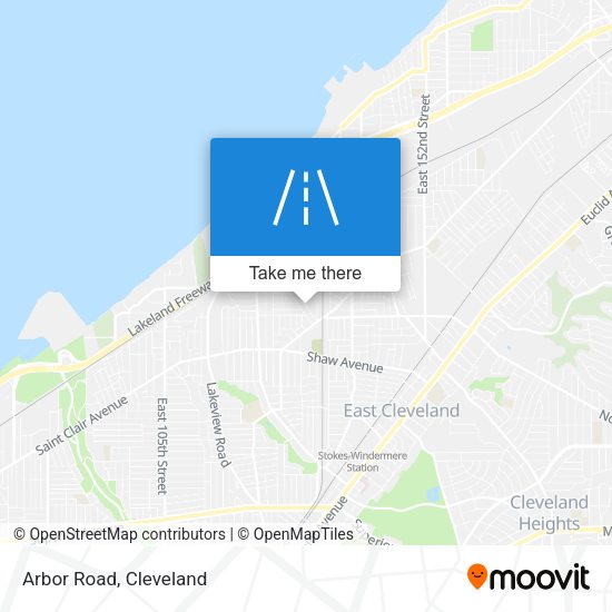 Mapa de Arbor Road