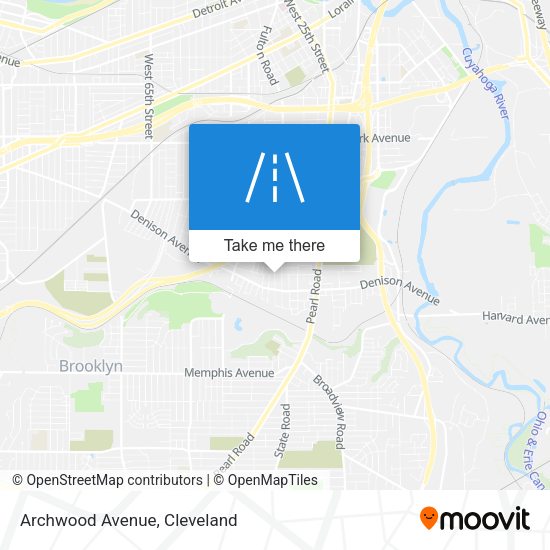 Mapa de Archwood Avenue