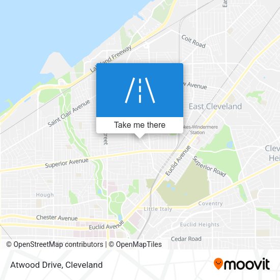 Mapa de Atwood Drive