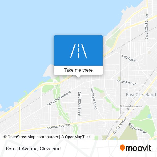 Mapa de Barrett Avenue
