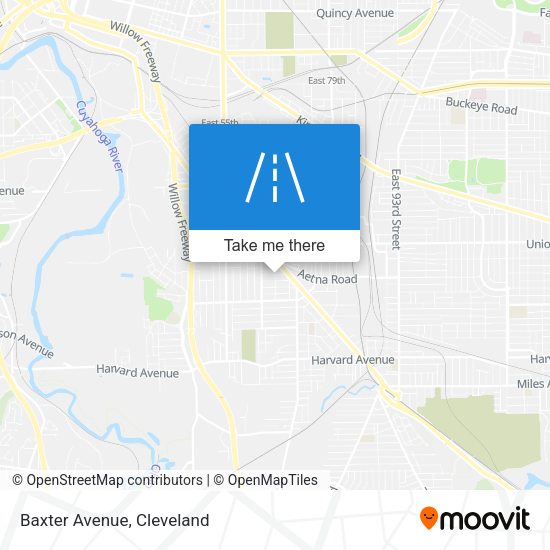 Mapa de Baxter Avenue