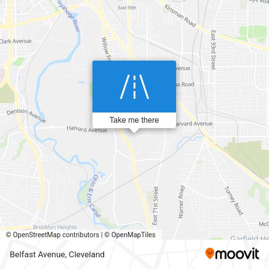Mapa de Belfast Avenue