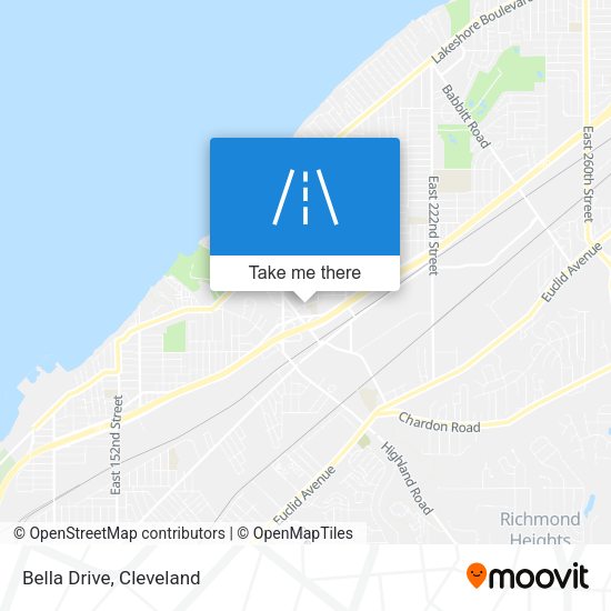 Mapa de Bella Drive