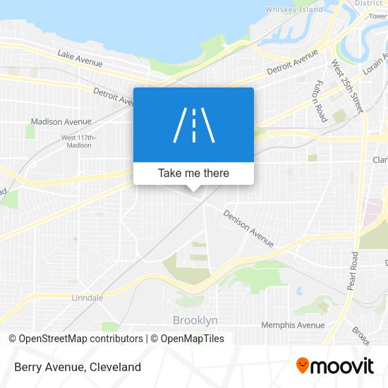 Mapa de Berry Avenue