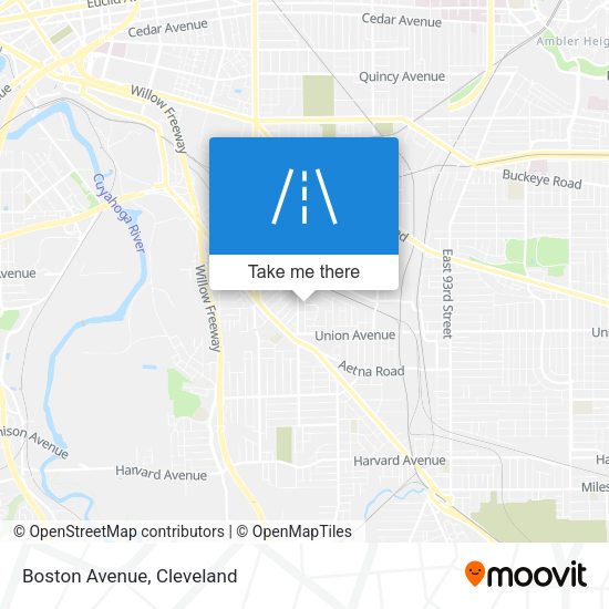 Mapa de Boston Avenue