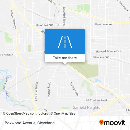 Mapa de Boxwood Avenue