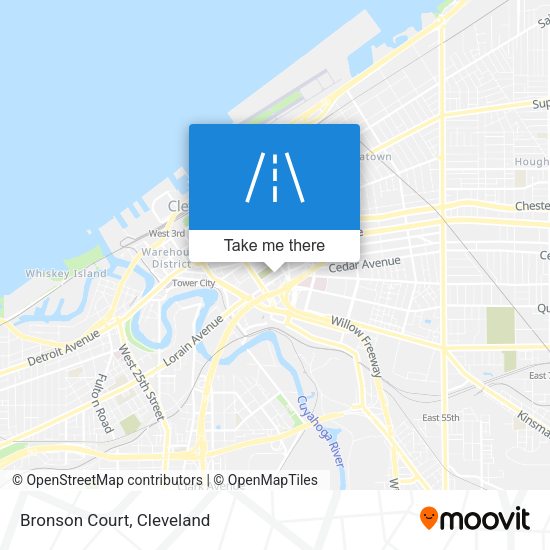 Mapa de Bronson Court
