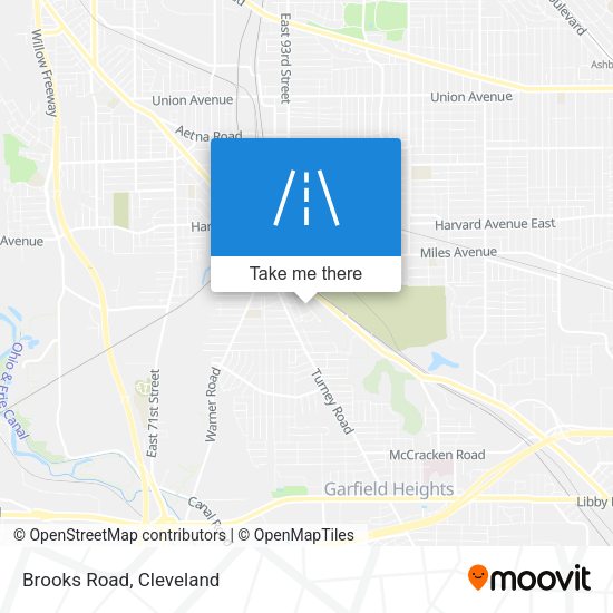 Mapa de Brooks Road