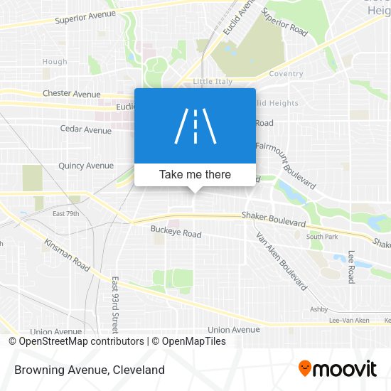 Mapa de Browning Avenue