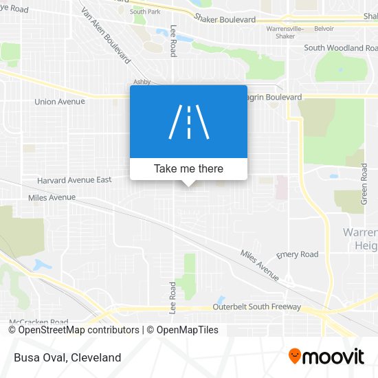 Mapa de Busa Oval