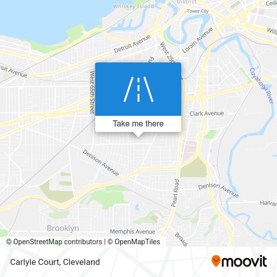 Mapa de Carlyle Court