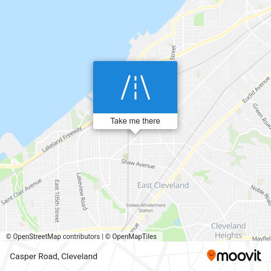 Mapa de Casper Road