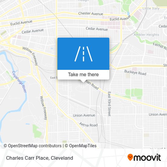 Charles Carr Place map