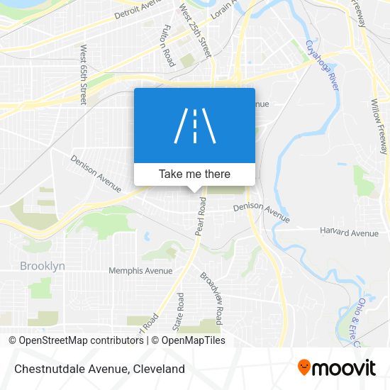 Mapa de Chestnutdale Avenue