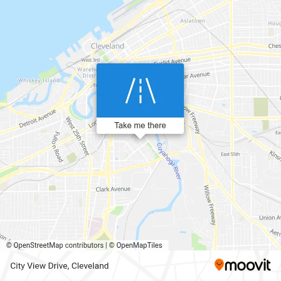 City View Drive map