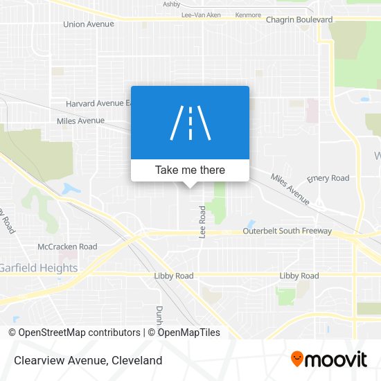 Mapa de Clearview Avenue