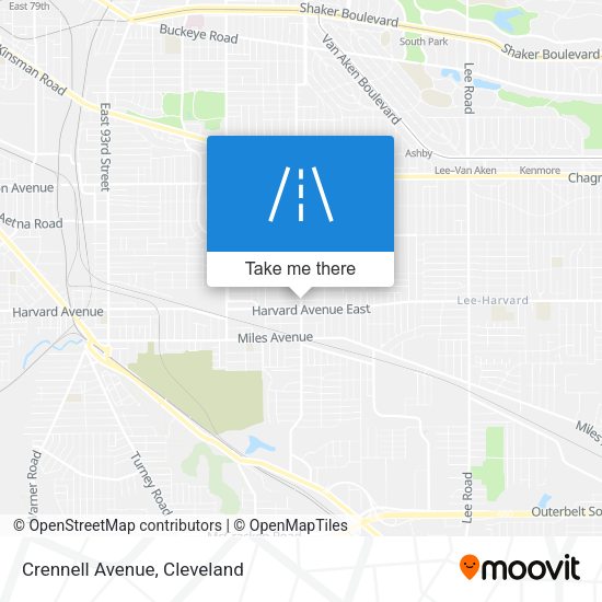 Mapa de Crennell Avenue