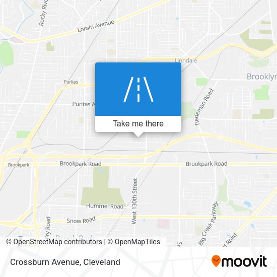 Crossburn Avenue map