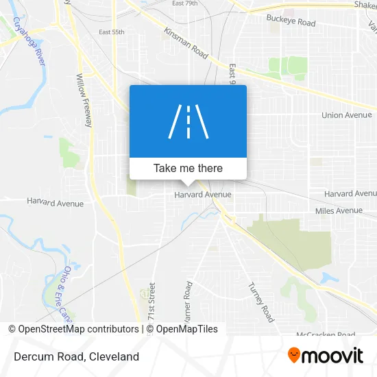 Mapa de Dercum Road