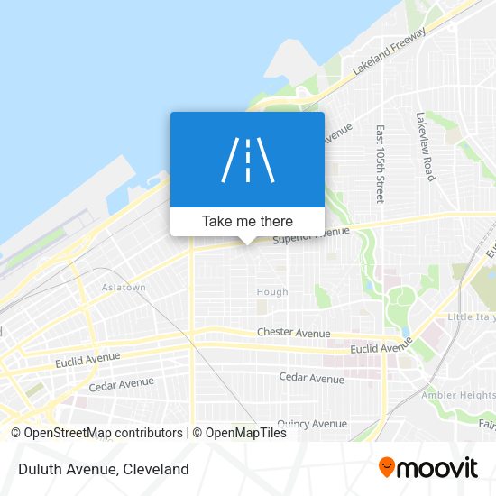 Mapa de Duluth Avenue