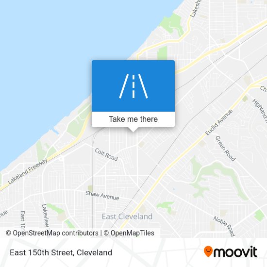 Mapa de East 150th Street
