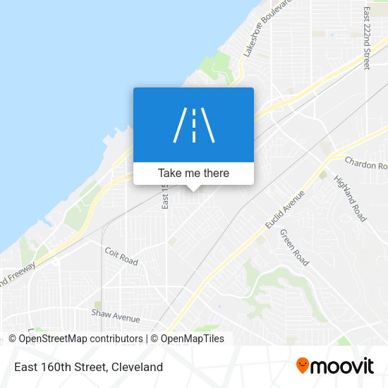Mapa de East 160th Street