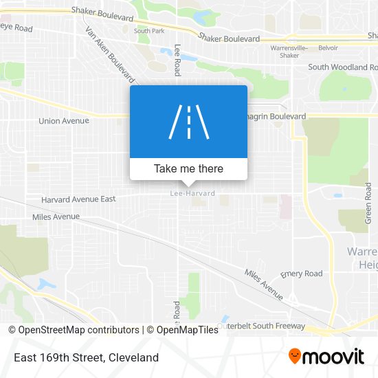 Mapa de East 169th Street