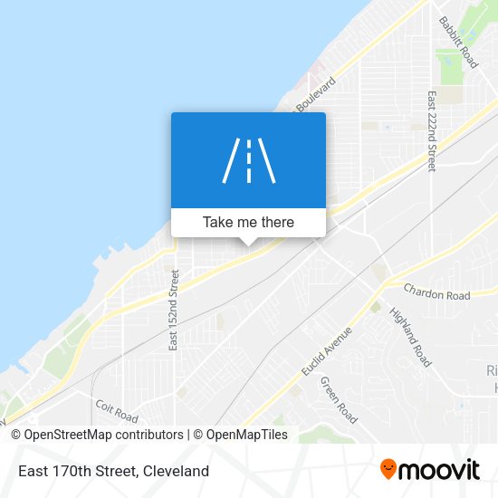 Mapa de East 170th Street