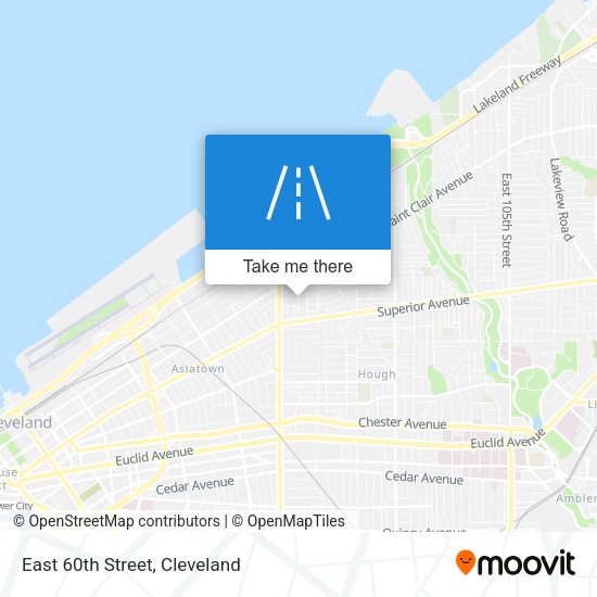 Mapa de East 60th Street