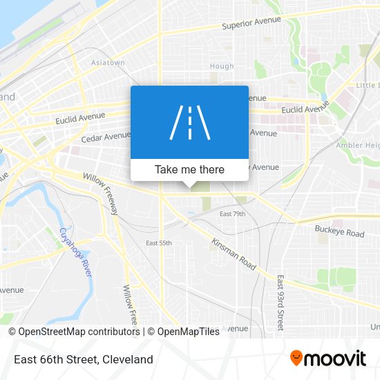 Mapa de East 66th Street