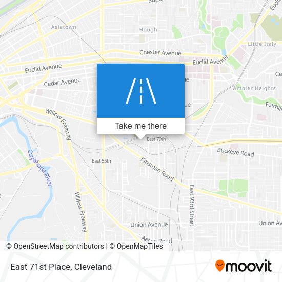 Mapa de East 71st Place
