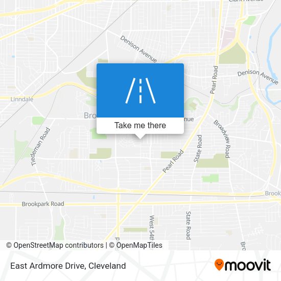 East Ardmore Drive map