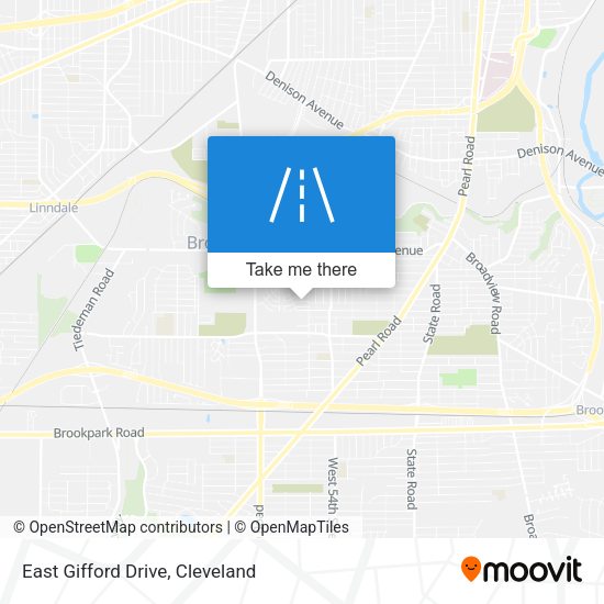 Mapa de East Gifford Drive