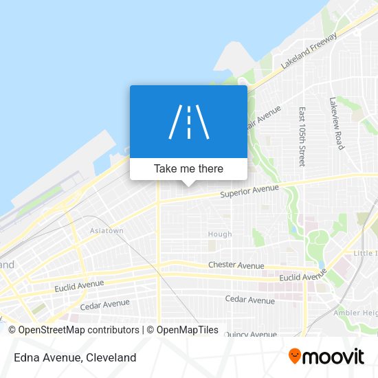 Mapa de Edna Avenue