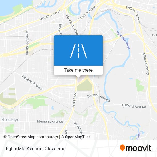 Mapa de Eglindale Avenue