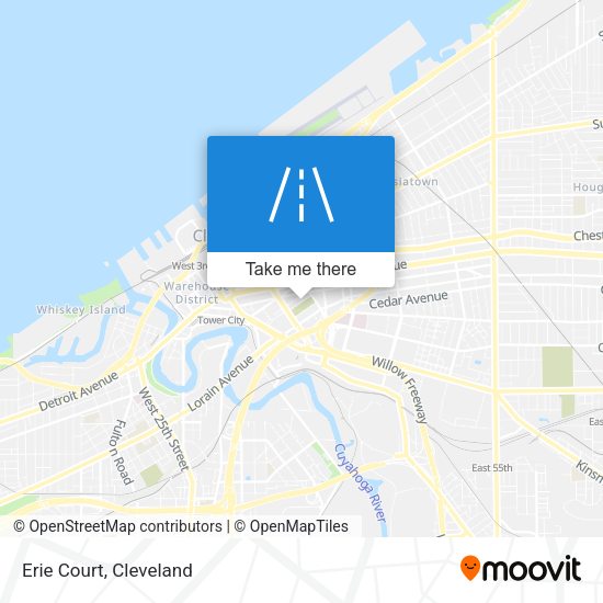 Mapa de Erie Court