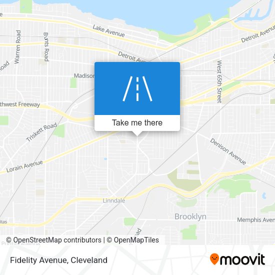 Mapa de Fidelity Avenue