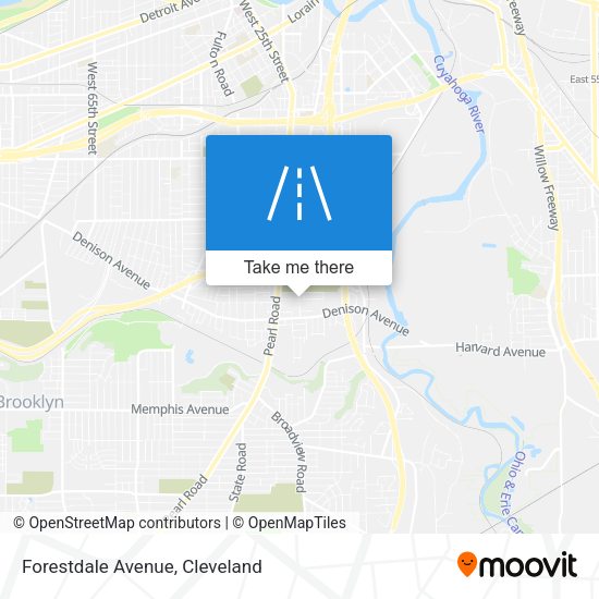 Forestdale Avenue map